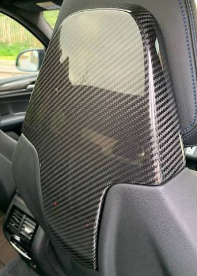 Encosto de banco g80 e g87 carbono — foto 3