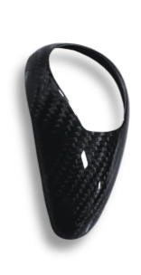 Capa de fibra de carbono para a manopla de câmbio